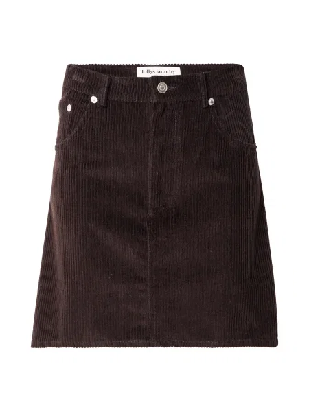 Lollys Laundry Sukňa EVA tmavohnedá