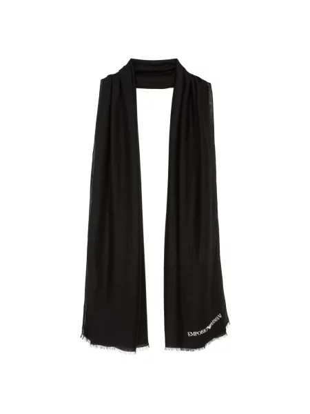 Szal Emporio Armani czarna