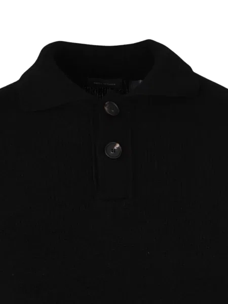 Lung tricou polo Tagliatore negru