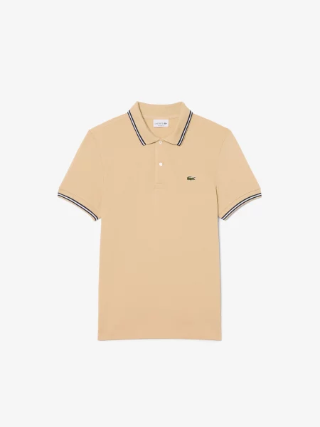 Поло Lacoste бежевий