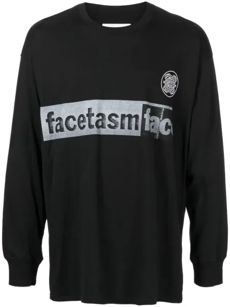 Kerek nyakú póló Facetasm nyomtatás
