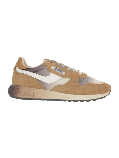 Sneakersy Autry brązowe