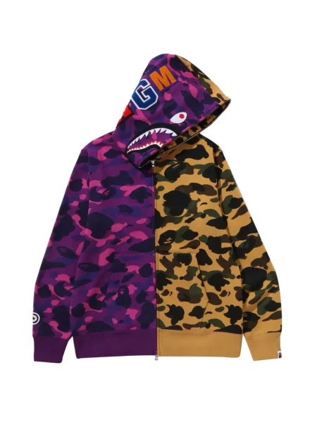 Hanorac cu glugă A Bathing Ape® violet
