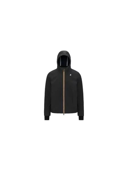 K-Way Jacko Bonded Black Pure-Blue Depht Mężczyźni Kurtki K-WAY Size: XL czarny