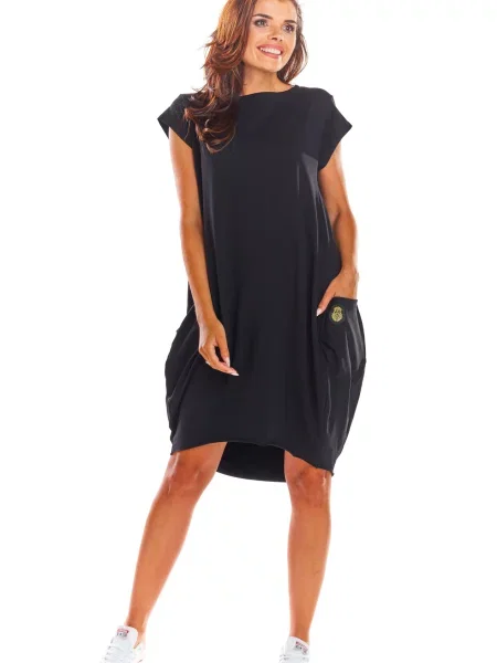 Рокля Infinite You черно