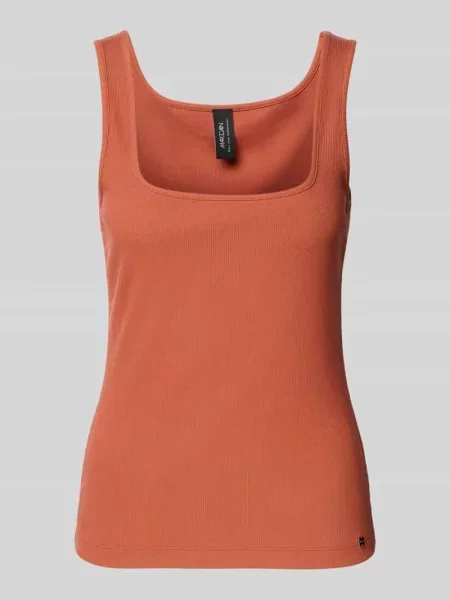 T-shirt z nadrukiem z logo Marc Cain