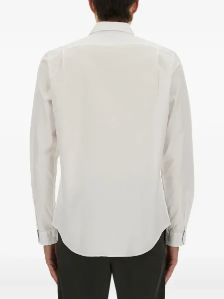 Košile Ps Paul Smith s výšivkou se zebřím vzorem bílá