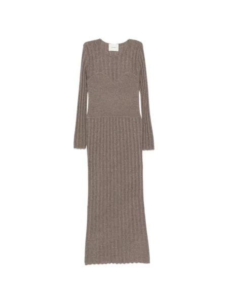 Lung rochie maxi Lisa Yang tricotate maro
