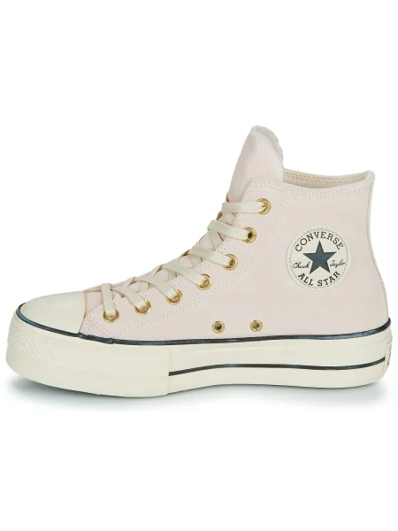 Pantofi Converse din piele de căprioară roz