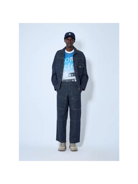 Jeansy Moncler niebieskie