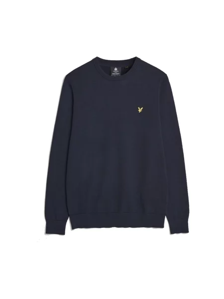 Bluza sportowa Lyle & Scott klasyczna niebieska
