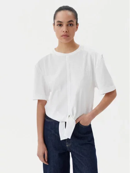 PINKO Футболка Tuca Regular Fit білий