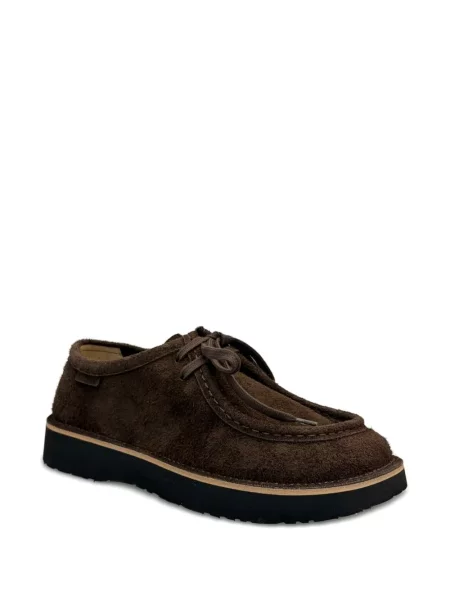 Pantofi derby Loewe cu șireturi din dantelă maro