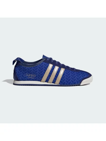 Sneakersy Adidas skórzane niebieskie