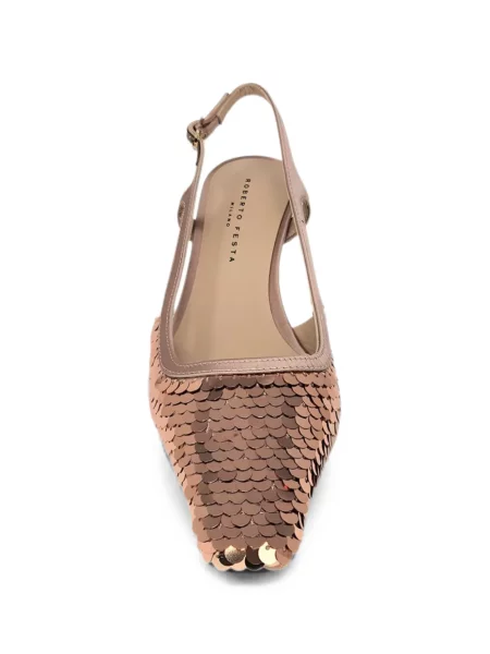 Pantofi cu toc Roberto Festa cu paiete slingback