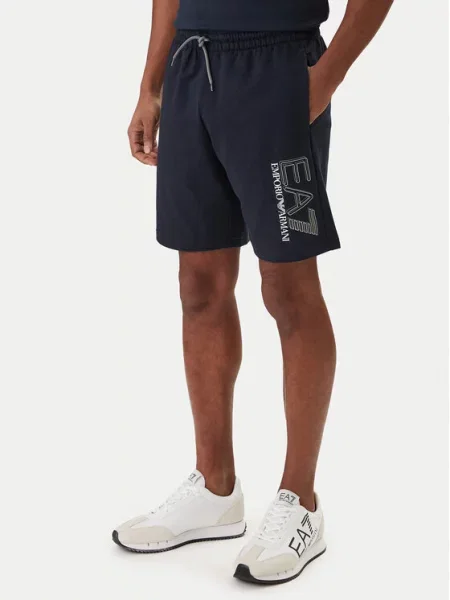 Emporio Armani Szorty sportowe Granatowy niebieskie
