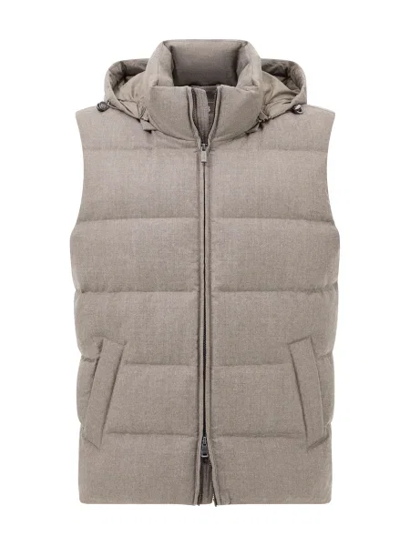 Boggi Milano Brezrokavnik siva