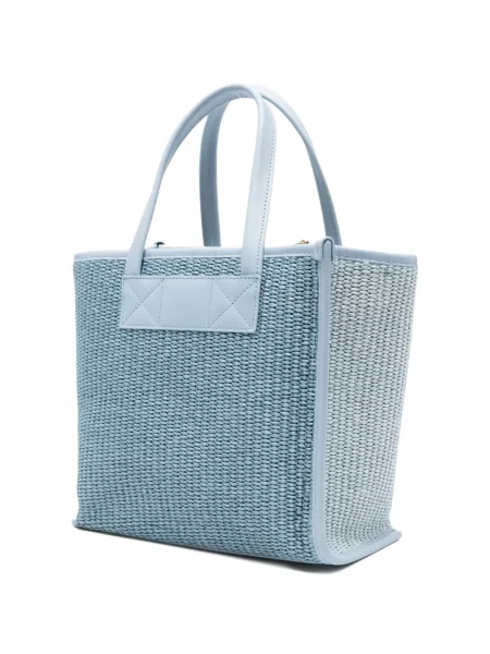 Geantă shopper Furla din piele albastru