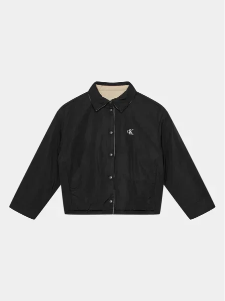 Calvin Klein Jeans Bunda pro přechodné období Skater černá