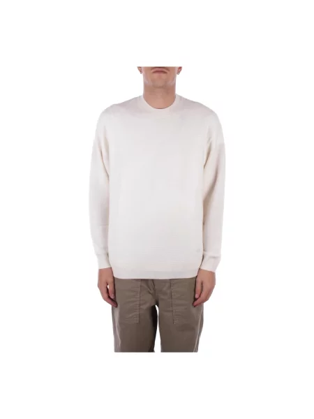 Sweter Emporio Armani wełniany biały