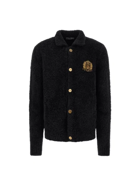 Kardigan Dolce And Gabbana wełniany czarny