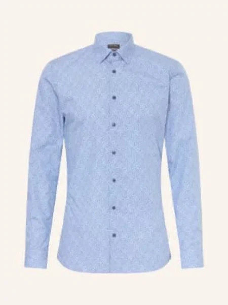 Olymp Koszula Nr 6 Super Slim blau błękitna