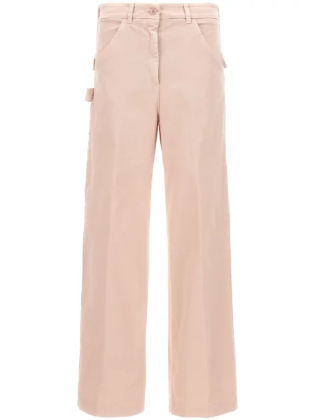Spodnie cargo Nude różowe