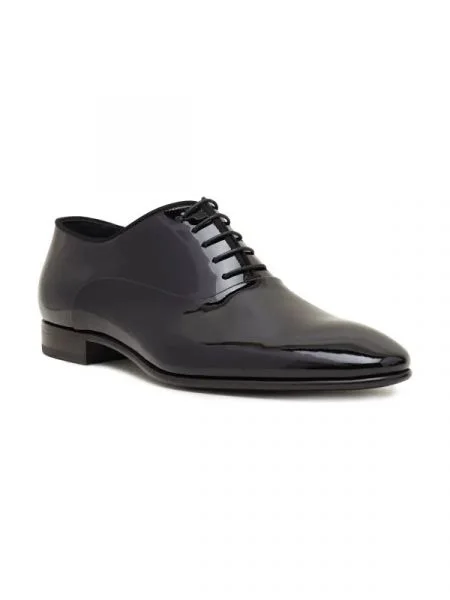 BOSS BLACK De piele pantofi oxford Evening negru
