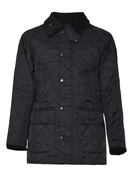 Palton Barbour de catifea cord negru