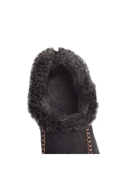 Замшевые ботинки Oldcom черные