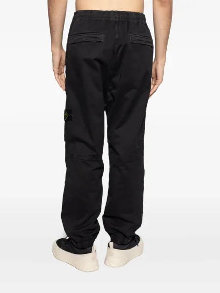 Pantaloni cargo Stone Island cu strasuri negru