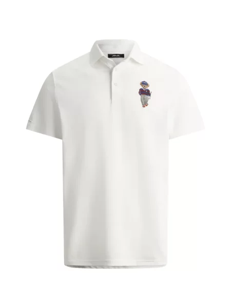 Scurt tricou polo Rlx Ralph Lauren alb