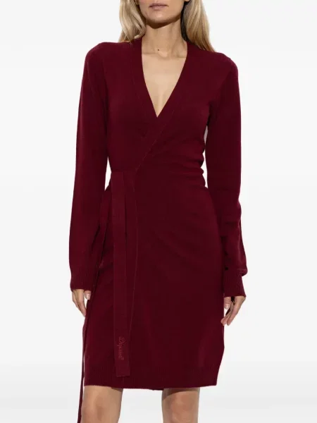 Rochie mini Dsquared2 cu legături plic roșu