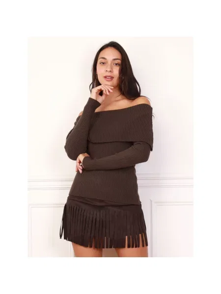 Top La Modeuse smeđa