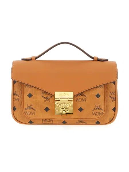 MCM Torebki Kobieta ONE SIZE Tracy Vi Medium Crossbody brązowy
