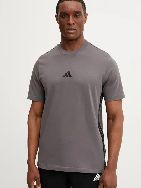 Тениска adidas Essentials с апликация синьо