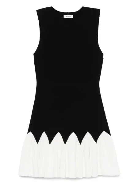 Rochie mini Sandro tricotate de costum negru