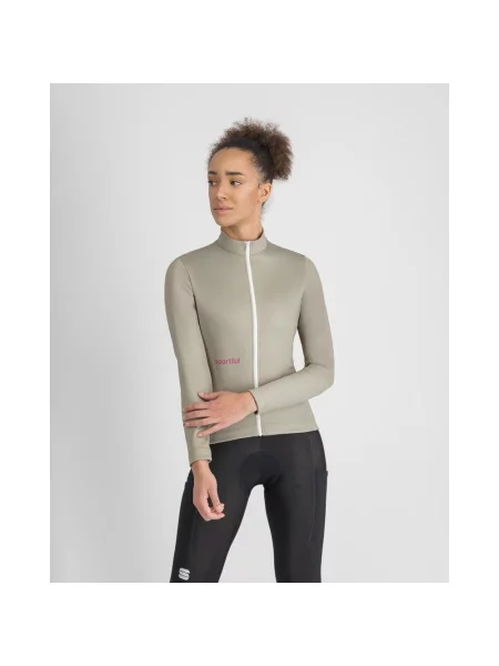 Koszulka rowerowa Sportful Classic Thermal długa damska XS szara