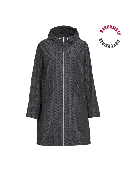 Oblečenie MICHAEL Michael Kors REVERSIBLE MK LOGO PARKA sivá
