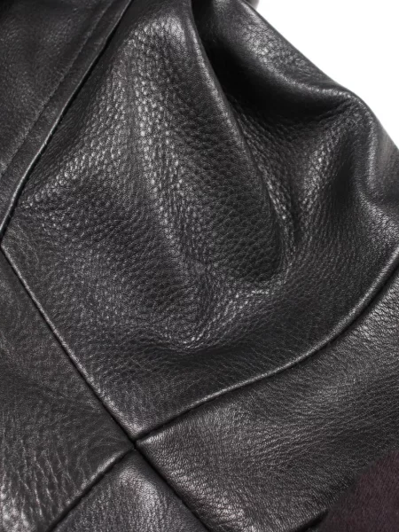 Jakna Sacai s herringbone uzorkom crna