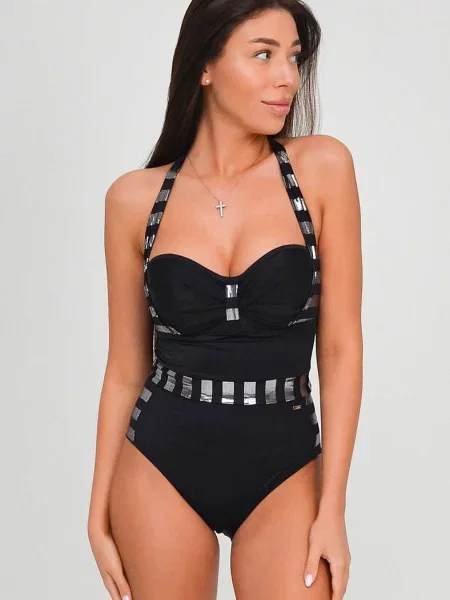 Купальник слитный с уплотнённой чашкой