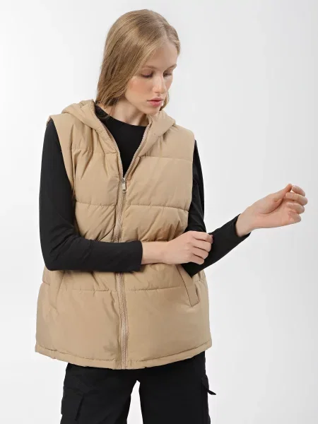 Braska Жилет з утеплювачем бежевий
