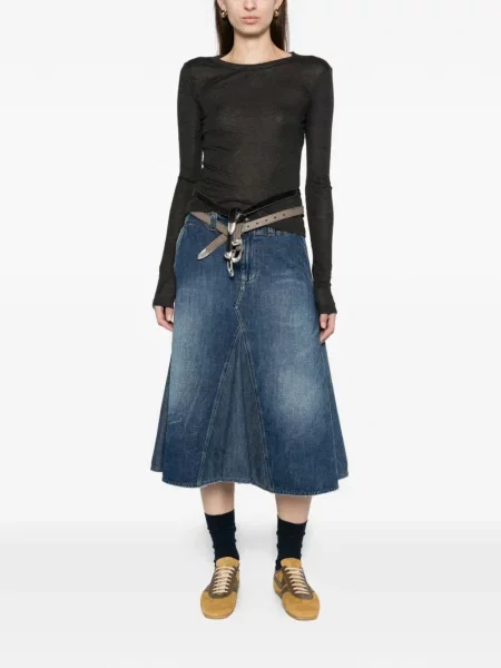 Lung top Jw Anderson melange gri