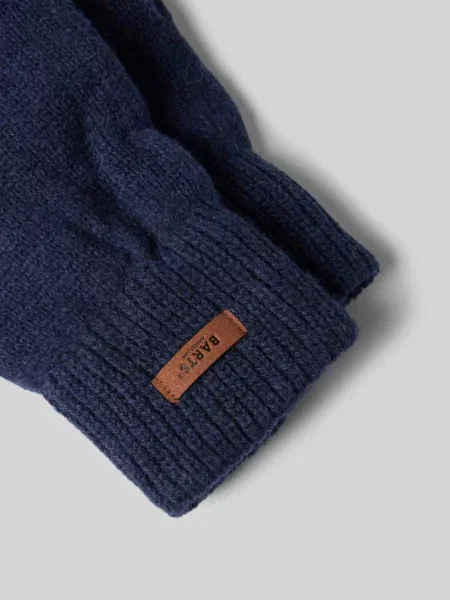Rękawiczki z detalem z logo model ‘HAAKON’ Barts granatowe