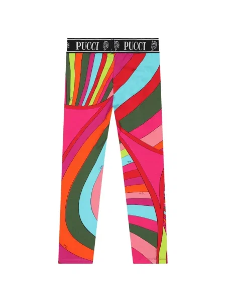 Legginsy dziecięce Pucci różowe