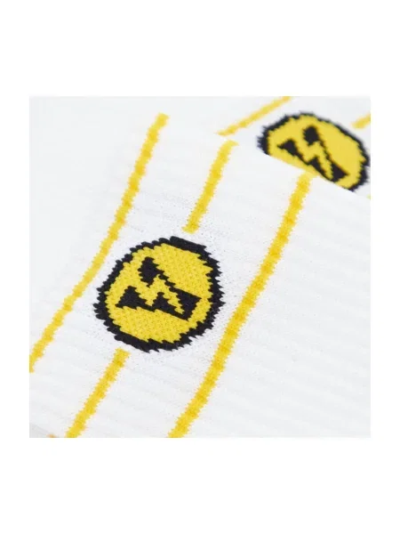 Șosete Yellow alb