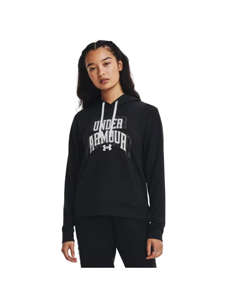 Mikina Under Armour Rival Terry Graphic Hdy Black M černá