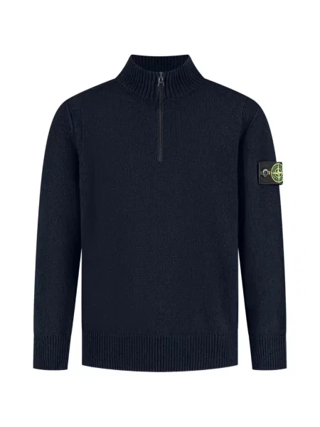 Sweter dziecięcy Stone Island niebieski