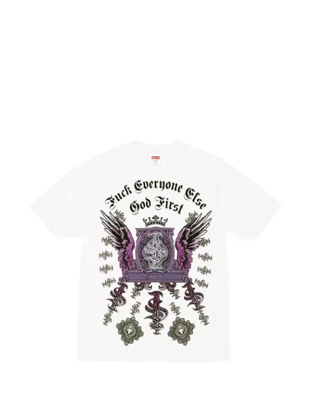 Tricou Supreme cu imagine alb