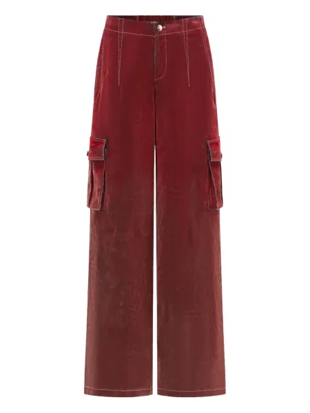 Pantaloni cargo Oude Waag roșu